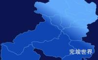 echarts甘南藏族自治州夏河县geoJson地图全局颜色渐变效果
